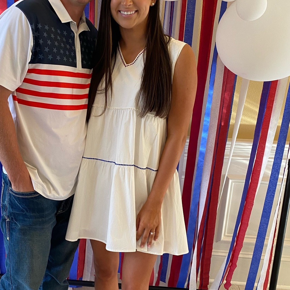 QUEEN OF SPARKLES American Flag Dress